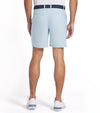 Puma 101 Solid Men’s Golf Shorts  with Inseam: 7" in  Silver Sky - partial model back view