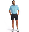 Puma 101 Solid Mens Golf Shorts with either 7" or 9" inseam in Puma Black - model front view in 7" version.