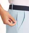 Puma 101 Solid Men’s Golf Shorts  with Inseam: 7" or 9" in Silver Sky - closep of side pocket with zipper