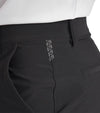 Puma 101 Solid Mens Golf Shorts with either 9" or 7" inseam in Puma Black - closeup of detail stitching at waist line