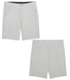 Puma 101 Solid Men’s Golf Shorts 9" inseam in Ash Gray - front & back views