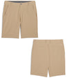 Puma 101 Solid Men’s Golf Shorts Inseam 9" in Prairie Tan front & back views