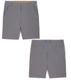 Puma 101 Solid Men’s Golf Shorts 9" in Slate Gray - front & back views