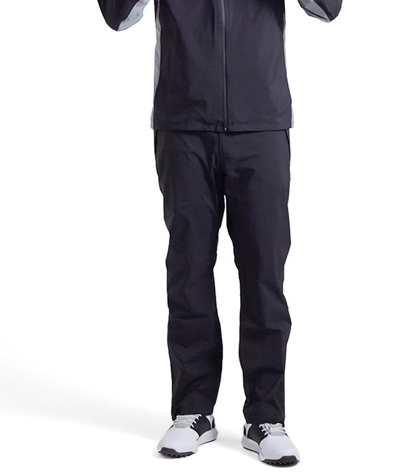 Puma DRYLBL Women’s Rain Golf Pants in Navy Blazer -model front view