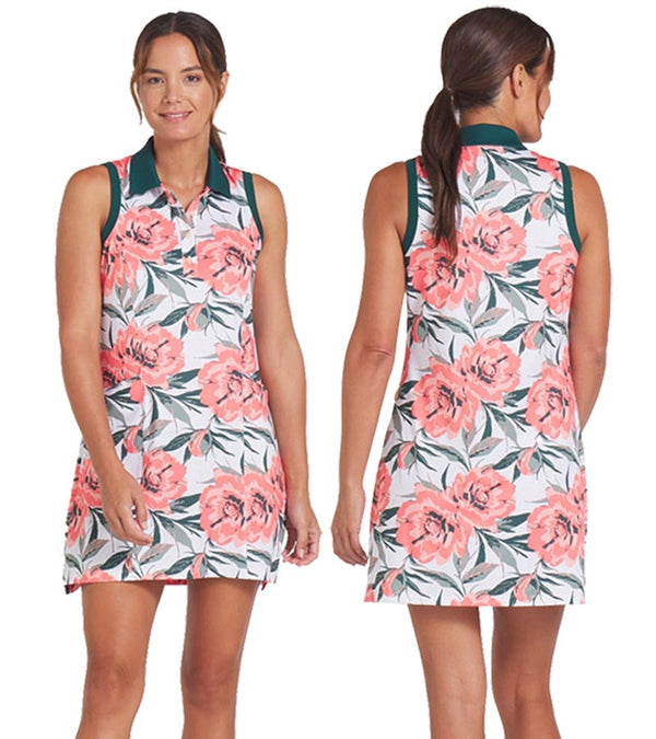 Puma MATTR Beautiful Game Womans Golf Dress - 2 models showing front & back