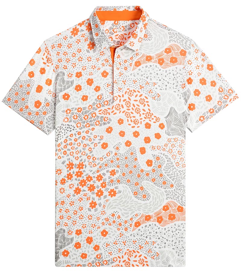 Puma Mens CLOUDSPUN Bloom Camo Golf Polo Shirt