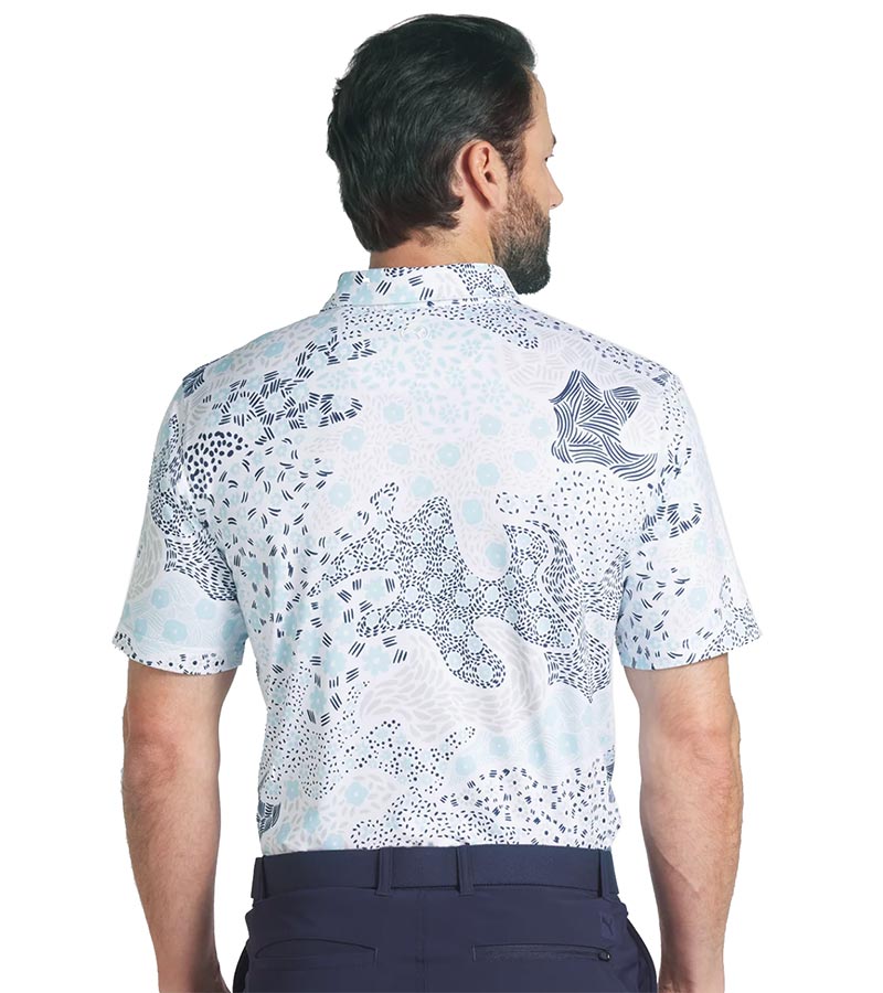 Puma CLOUDSPUN Bloom Camo Men's Golf Polo Shirt - 2 Colors