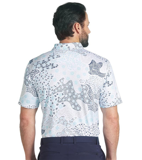 Puma Mens CLOUDSPUN Bloom Camo Golf Polo Shirt