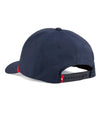 Puma Pars & Stripes Rope Tech Cap in navy with red accent detail - back adjustable snapback closure