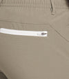 Puma Ripguard 8" Mens Golf Shorts  in Dark Sage with closeup of back zippered pocket