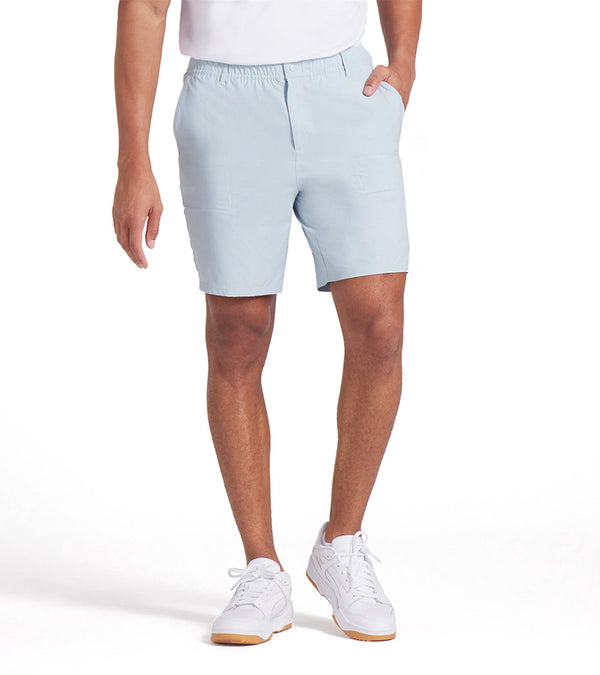 Puma Ripguard 8" Mens Golf Shorts in Frosted Dew - model front view