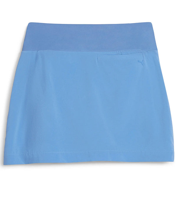 Puma Blake 17.5" Womens Golf Skirt in Blue Skies - back