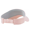 Puma Womens Sport P Golf Visor in Rose Dust back view