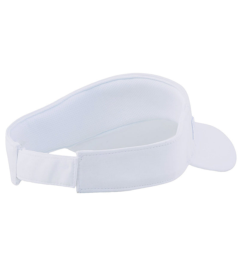 Puma Womens Sport P Golf Visor in white back view