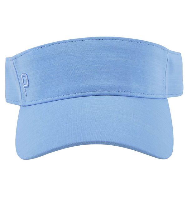 Puma Womens Sport P Golf Visor in Blue Skies front view