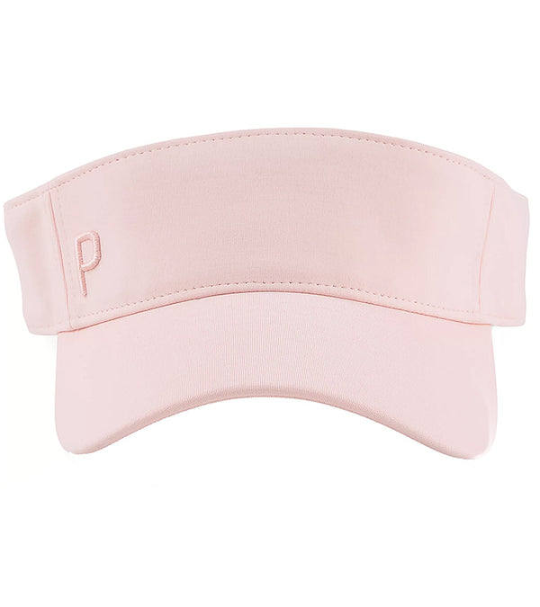 Puma Womens Sport P Golf Visor in Rose Dust front view