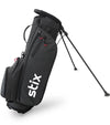 Stix Stand Golf Bag in dark charcoal with legs extended