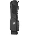 The Sunday Golf El Camino mid-size Stand Golf Bag in Matte Black - standing vertically