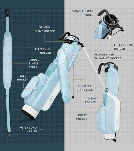 Luigi Bubble Three Golf Bags