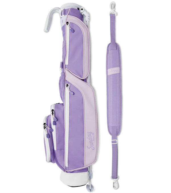 Sunday Golf The Loma Par 3 Golf Bag  with carry strap in  Lavender 