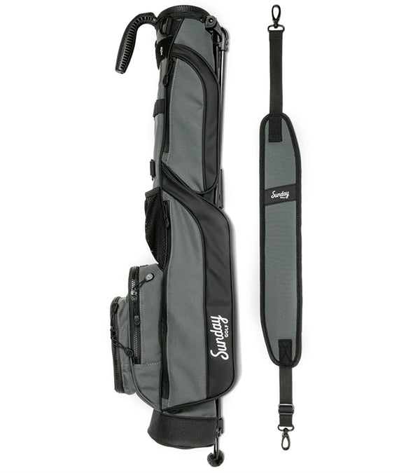 Sunday Golf The Loma Par 3 Golf Bag  with carrying strap in  Midnight Green