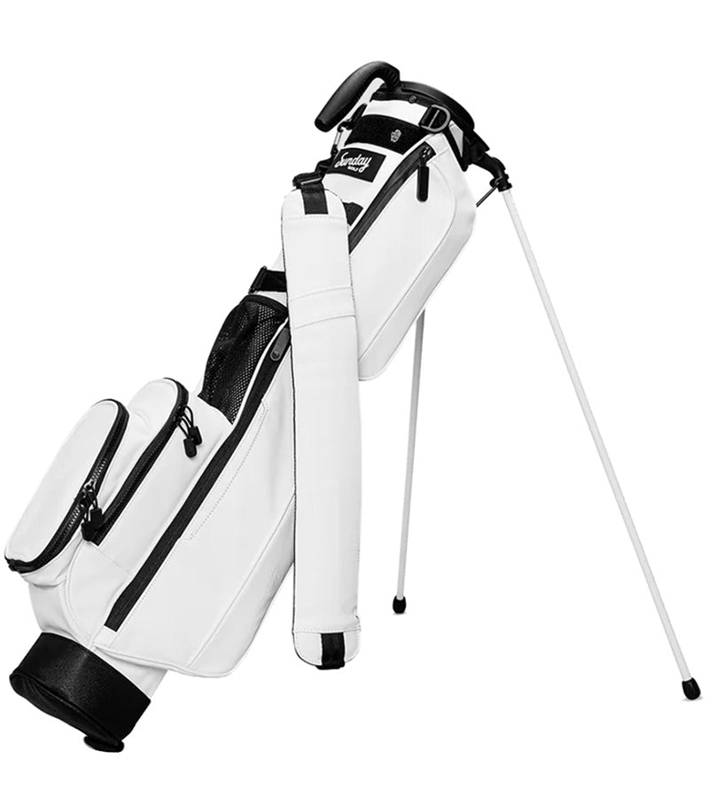 Sunday Golf Loma Golf Bag S-Class with extended legs in White