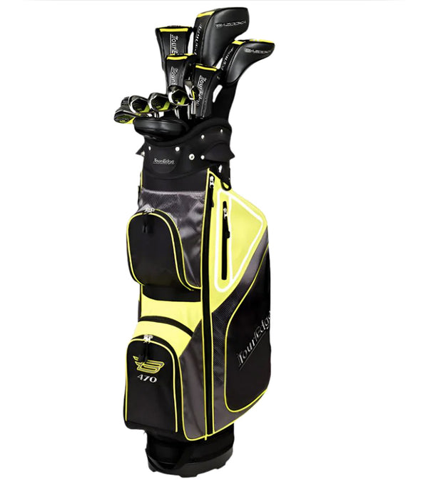 Tour Edge Bazooka 470 Black Complete Mens Golf Set  Cart bag with headcovers