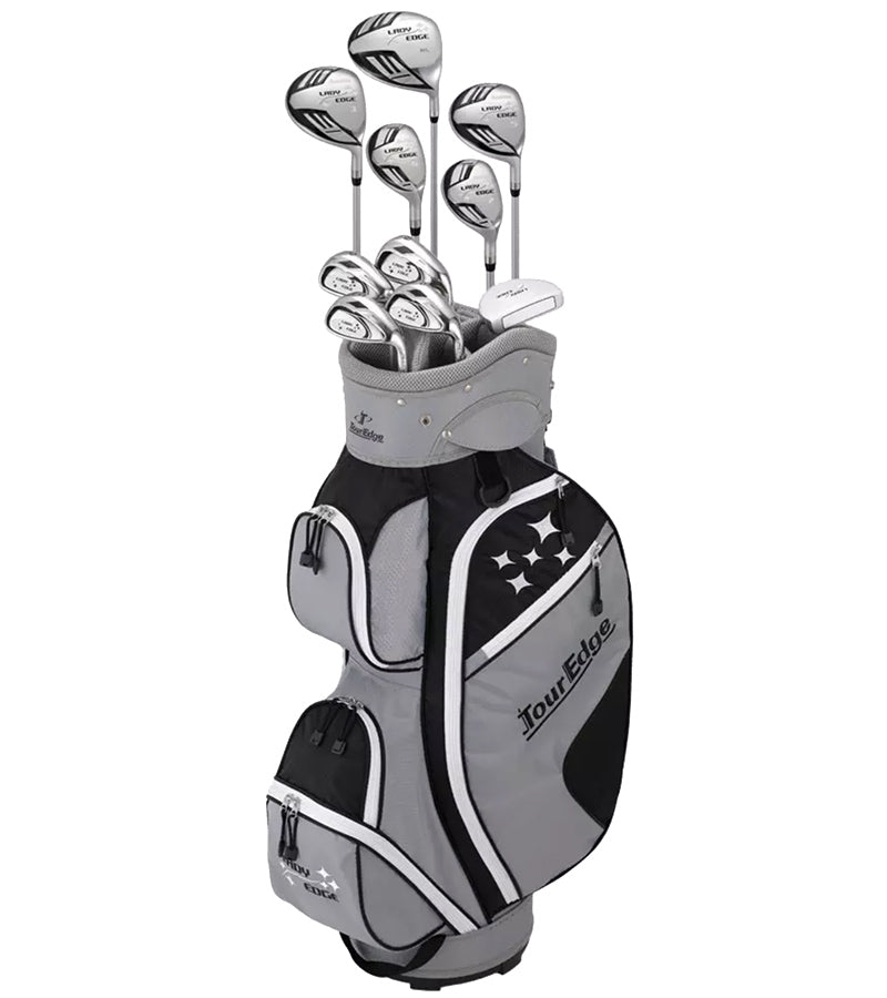 Tour Edge Lady Edge Womens Complete Golf Set in Black Cart bag