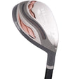 #5 hybrid from the Tour Edge Moda Silk Womens Complete Golf Set in Black/Rose Gold 