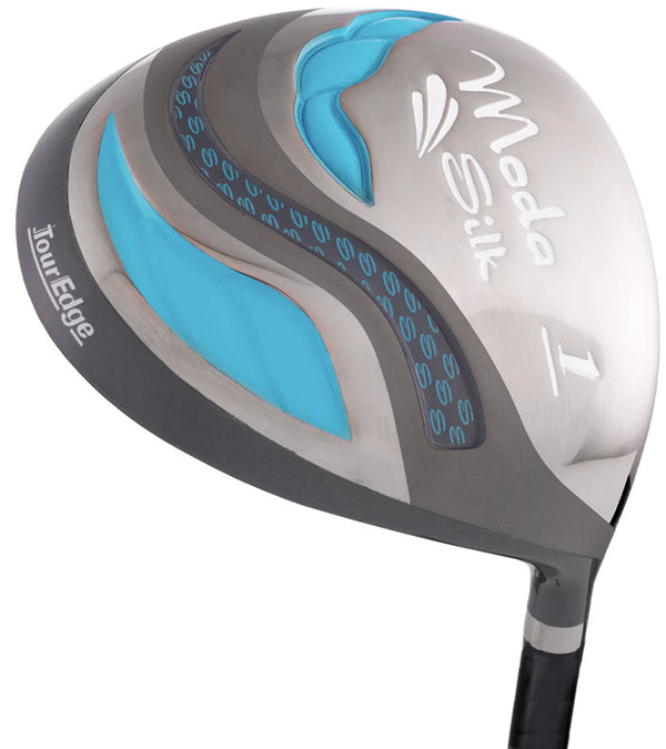 Driver from the Tour Edge Moda Silk Womens Complete Golf Set in Black/Light Blue 