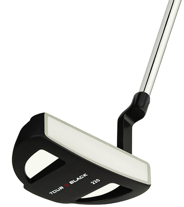 Tour X Black Putter  - option 220 Mallet- bottom/front view