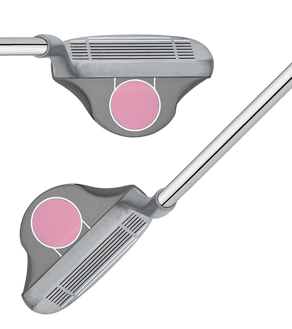 Merchants of Golf Tour X Rezults Ladies Chipper with pink circle alignment guide