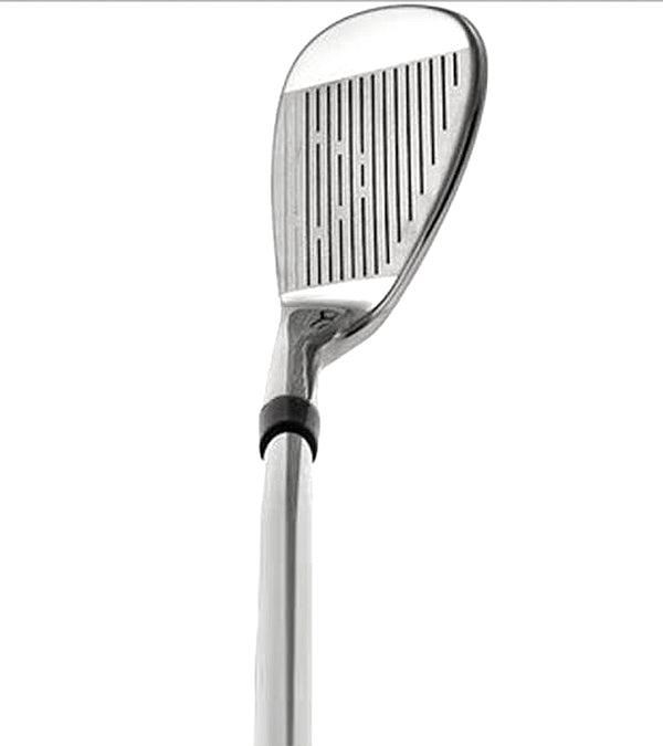 Tour X Stainless Wedge  face with precision-milled grooves 