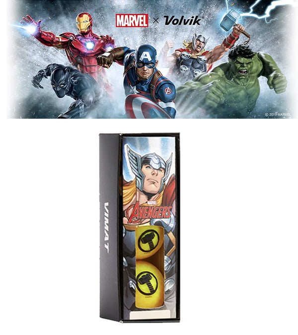 Volvik Vimax Golf Balls Marvel Avengers 3 Ball Pack