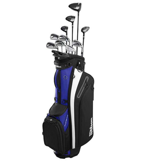 Wilson Mens PlayerFit Complete Set Graphite - Cart Bag