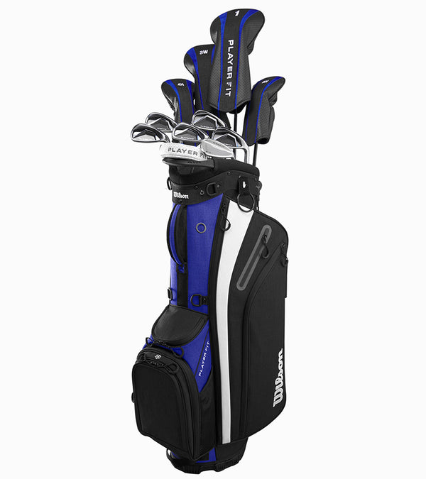 Wilson Mens PlayerFit Compete Set Steel - Cart Bag