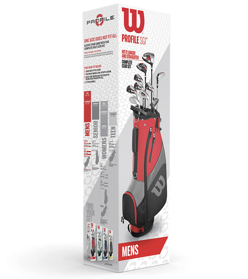 Wilson Mens Profile SGI Compete Set - Stand Bag