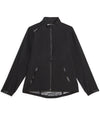 Puma DRYLBL Women's Rain Golf Jacket in black -  front view