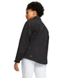 Puma DRYLBL Women's Rain Golf Jacket in black -  model back view