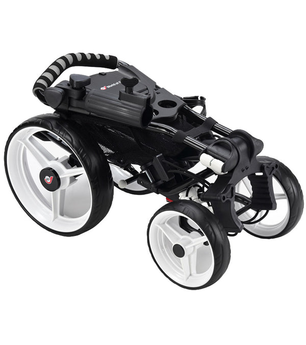 World of Golf  EZ-FOLD 4-Wheel Golf Push Cart - folded