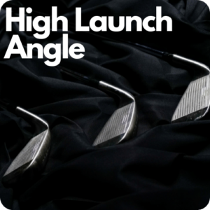 wedges on black background designed for high launch angle