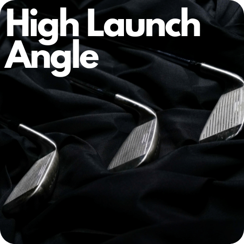 wedges on black background designed for high launch angle