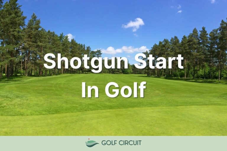 What Is A Shotgun Start In Golf