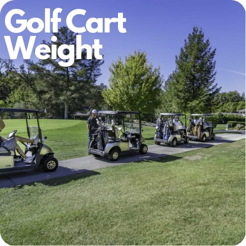 how much does a golf cart weigh