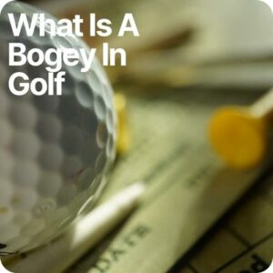 bogey in golf score card