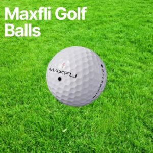 Maxfli golf balls with grass in background
