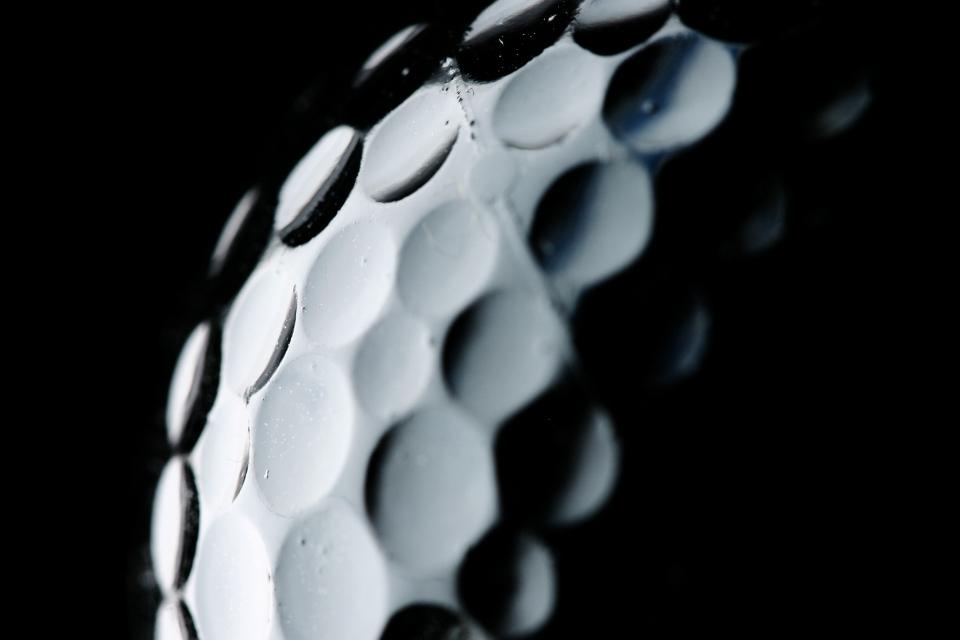 callaway supersoft close up with reflection