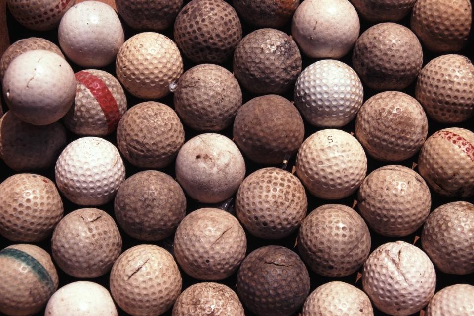 damaged golf balls that don't last a long time
