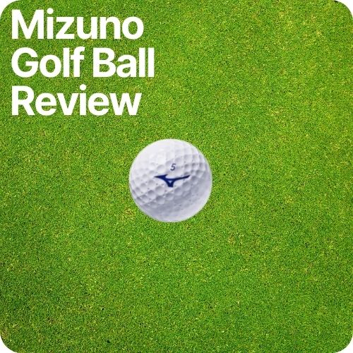 mizuno golf ball with green background