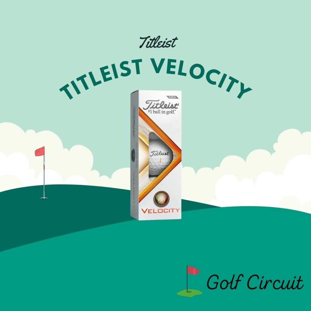 Titleist Velocity golf balls in box